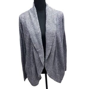 Barefoot Dreams Cozychic Lite Knit Size XS/S Open Cardigan Style 452 Purple Soft